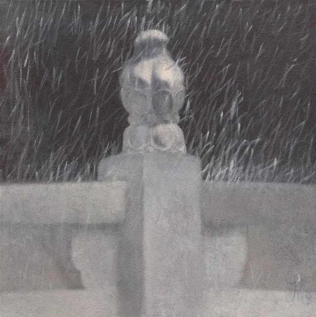 莲  150X150cm  布面油画  2018年.jpg