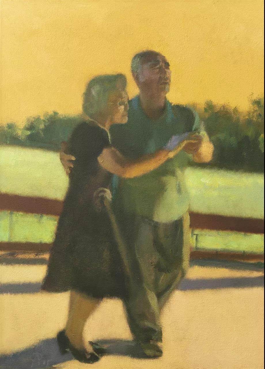径直向前  180X130cm 布面油画  2015年.jpg