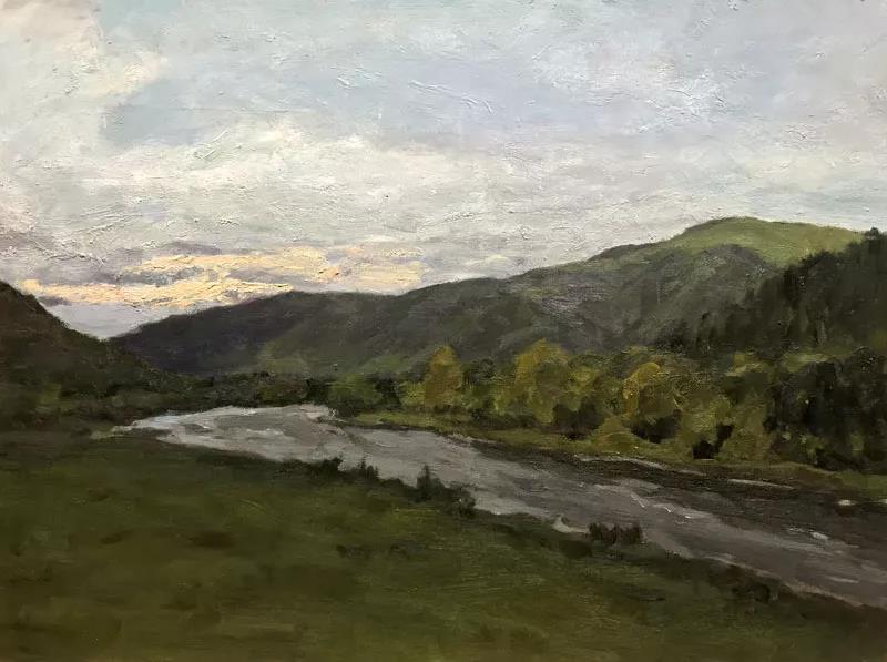 甘南尼巴  布面油画  60X80cm  2018年.jpg